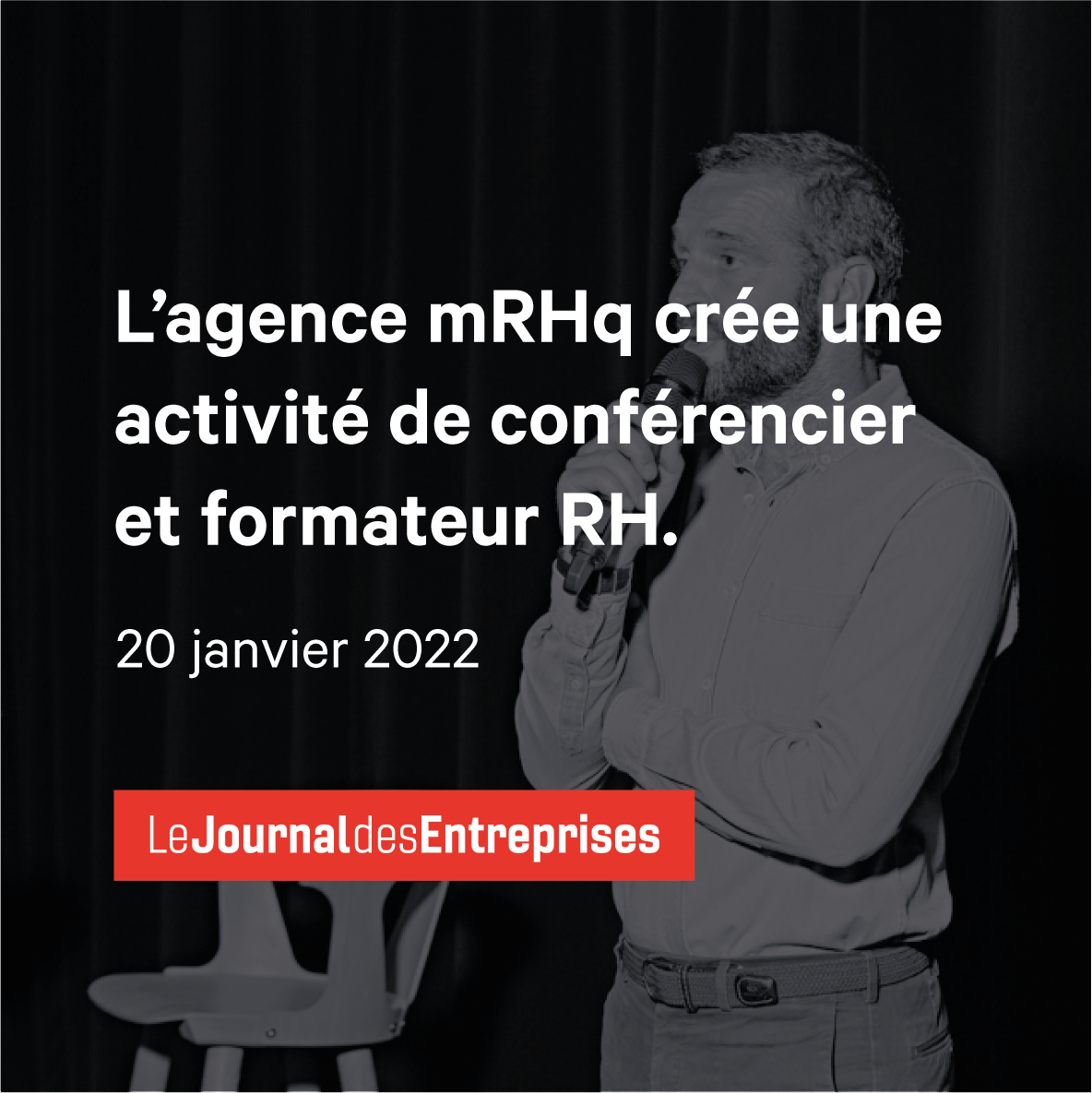 Le journal des entreprises - conférencier RH